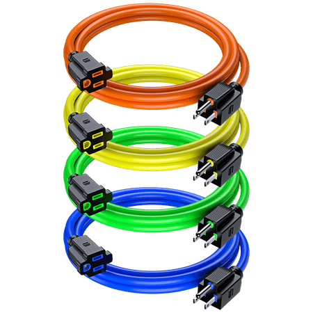 Single Outlet with Lighted End 16AWG