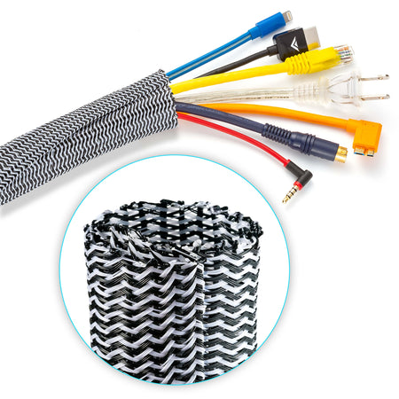 Black and White Cable Sleeves