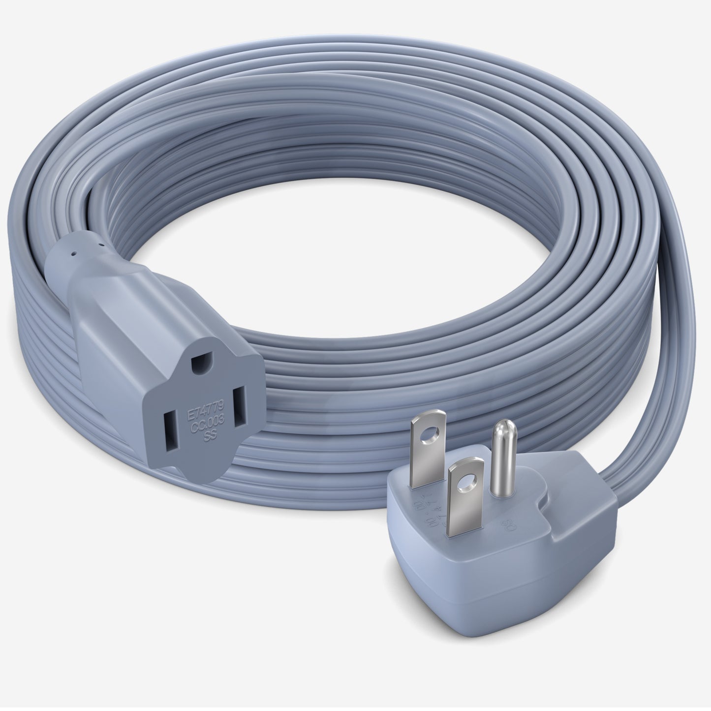 Heavy-Duty 14AWG Flat Plug Extension Cord