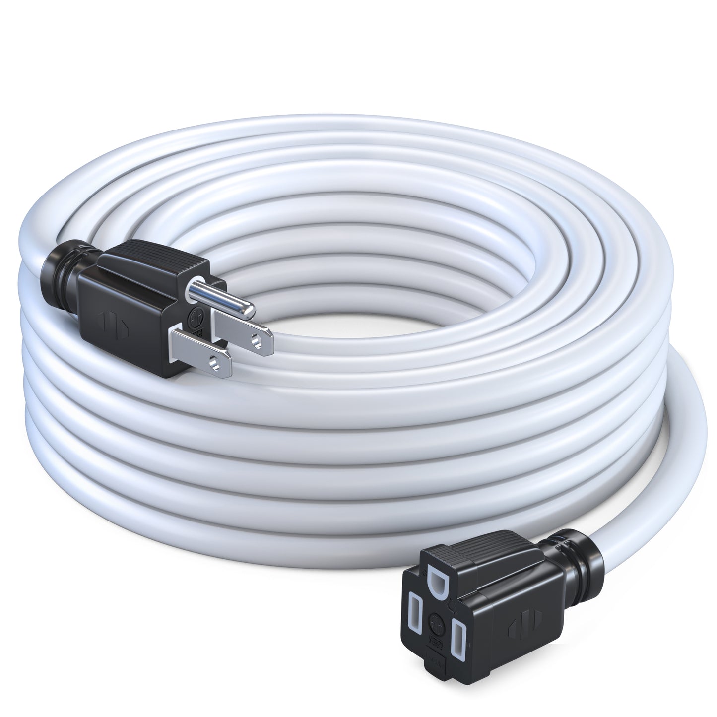 Extension Cord Power Cords Indoor 16 Gauge Wire Heavy Duty ETL Listed