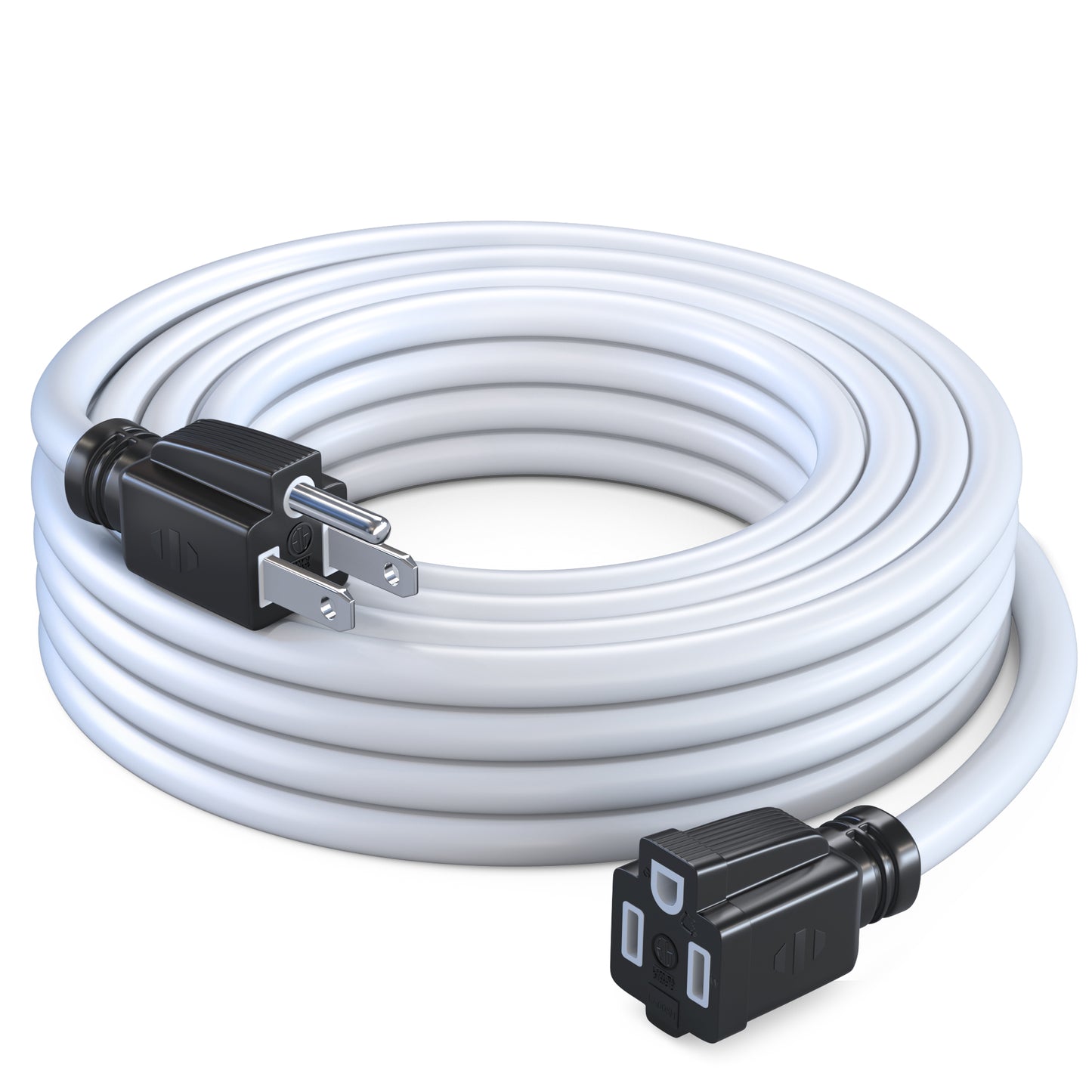 Extension Cord Power Cords Indoor 16 Gauge Wire Heavy Duty ETL Listed