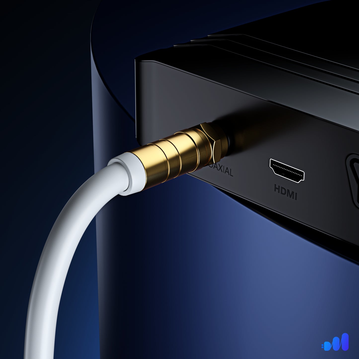 RG6 COAXIAL Cable - Quad Shielded Non-Oxygen Copper Cable Wire for TV, Internet & More - Flexible Coax Cable Cord