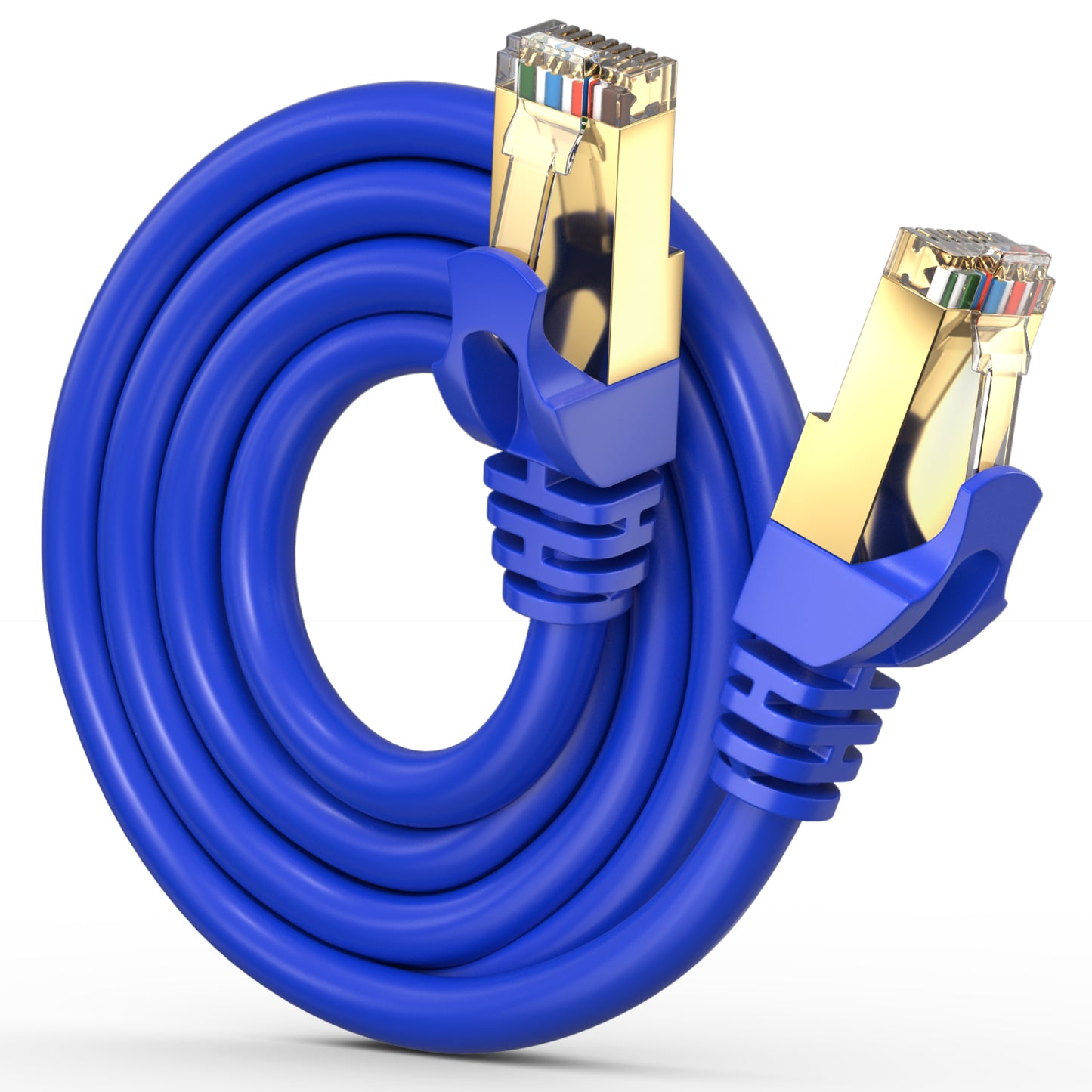 Cat 7 Ethernet Cable High-Speed Cat7 Internet & Network LAN Patch Cables, RJ45 Connectors