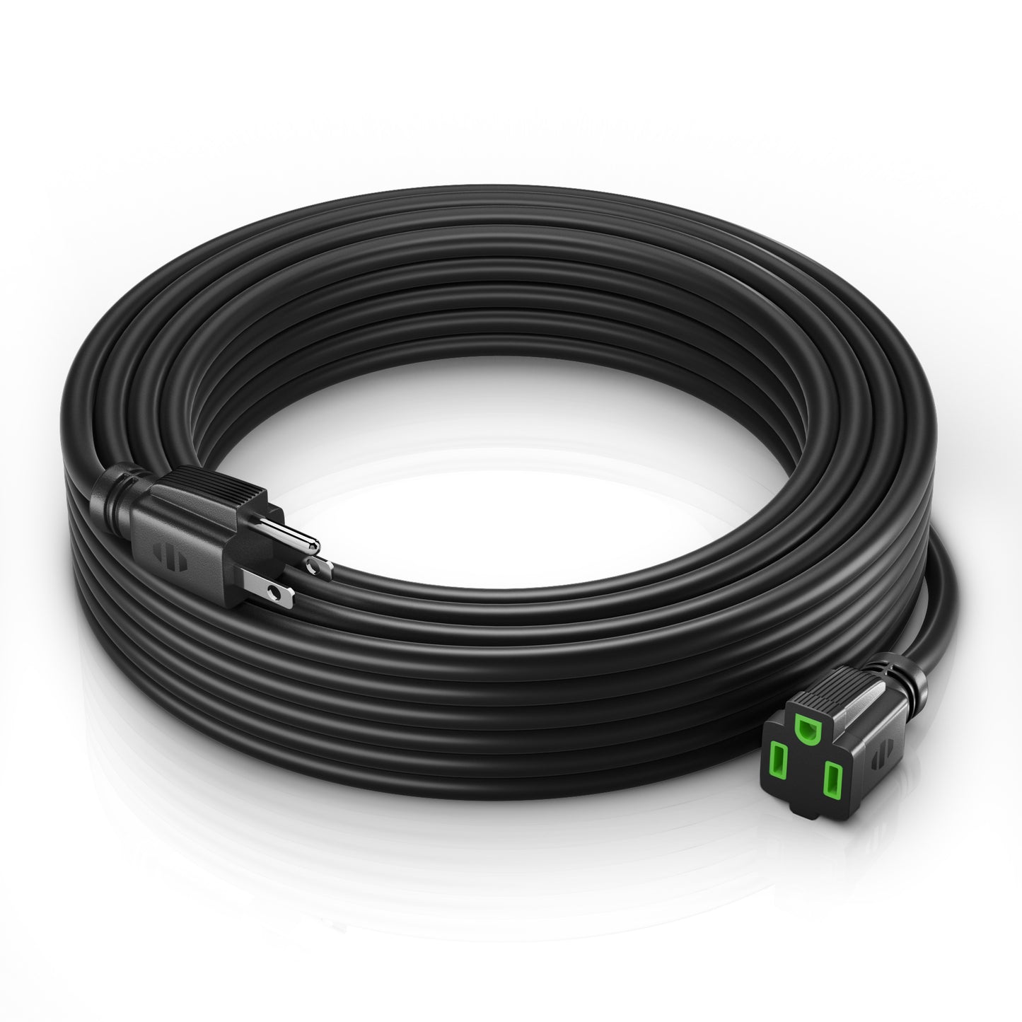Extension Cord Power Cords Indoor 16 Gauge Wire Heavy Duty ETL Listed