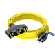 Extension Cord with 3 Outlets, 14 Gauge Indoor/Outdoor