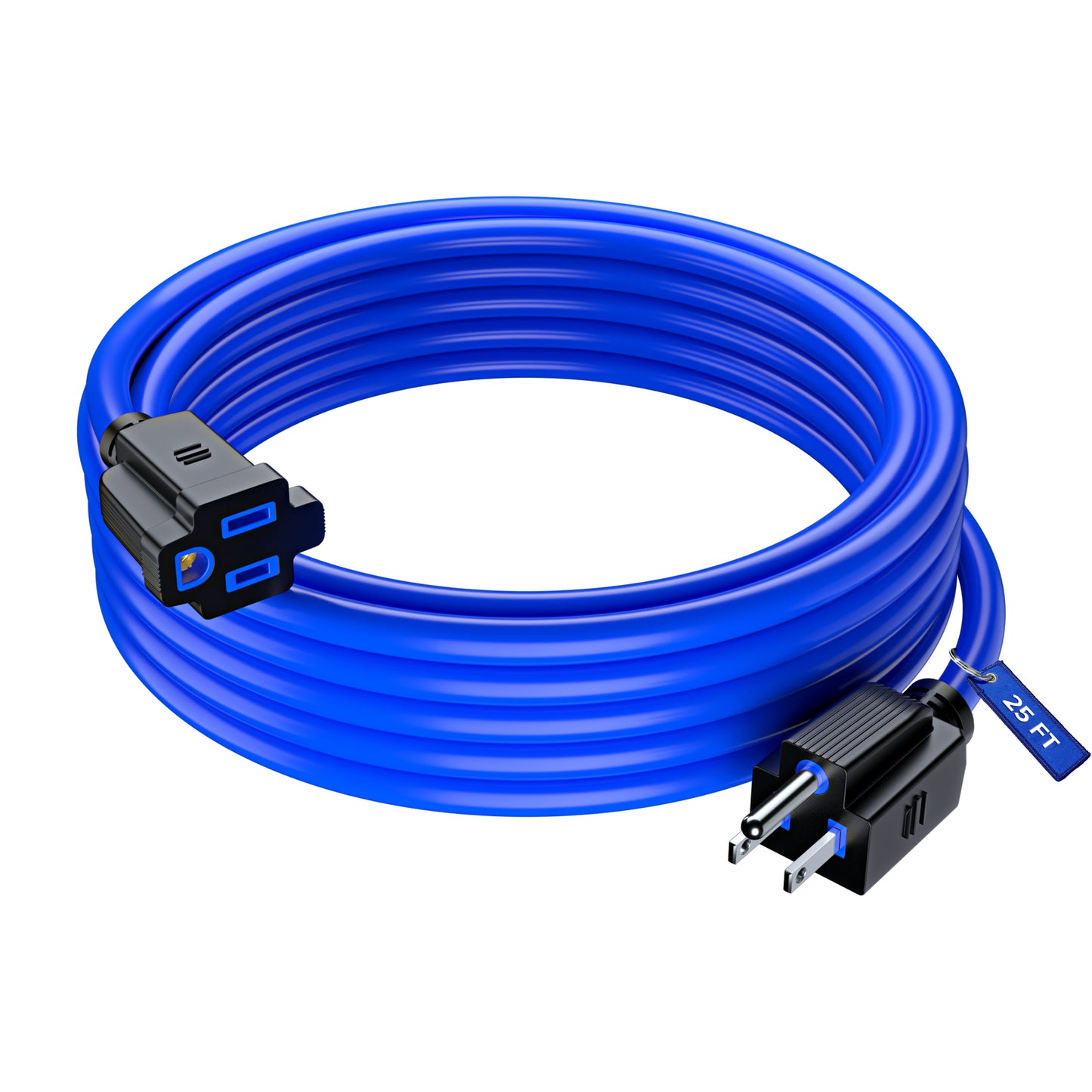 Extension Cord Power Cords Indoor 16 Gauge Wire Heavy Duty ETL Listed