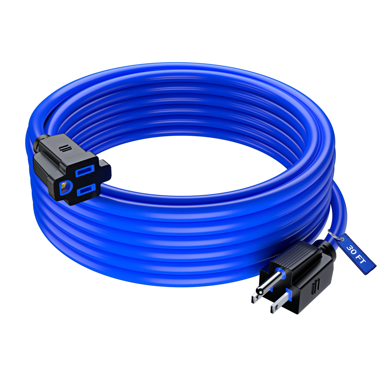 Extension Cord Power Cords Indoor 16 Gauge Wire Heavy Duty ETL Listed