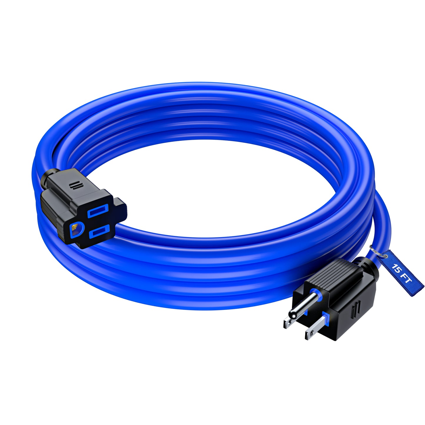 Extension Cord Power Cords Indoor 16 Gauge Wire Heavy Duty ETL Listed
