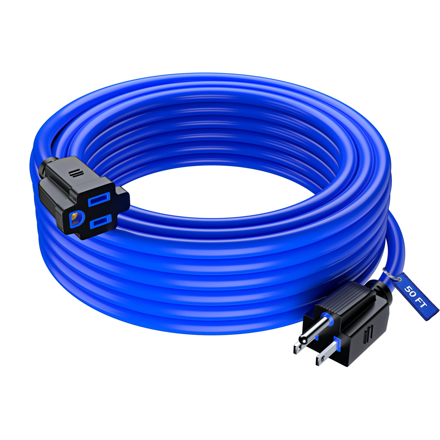 Extension Cord Power Cords Indoor 16 Gauge Wire Heavy Duty ETL Listed