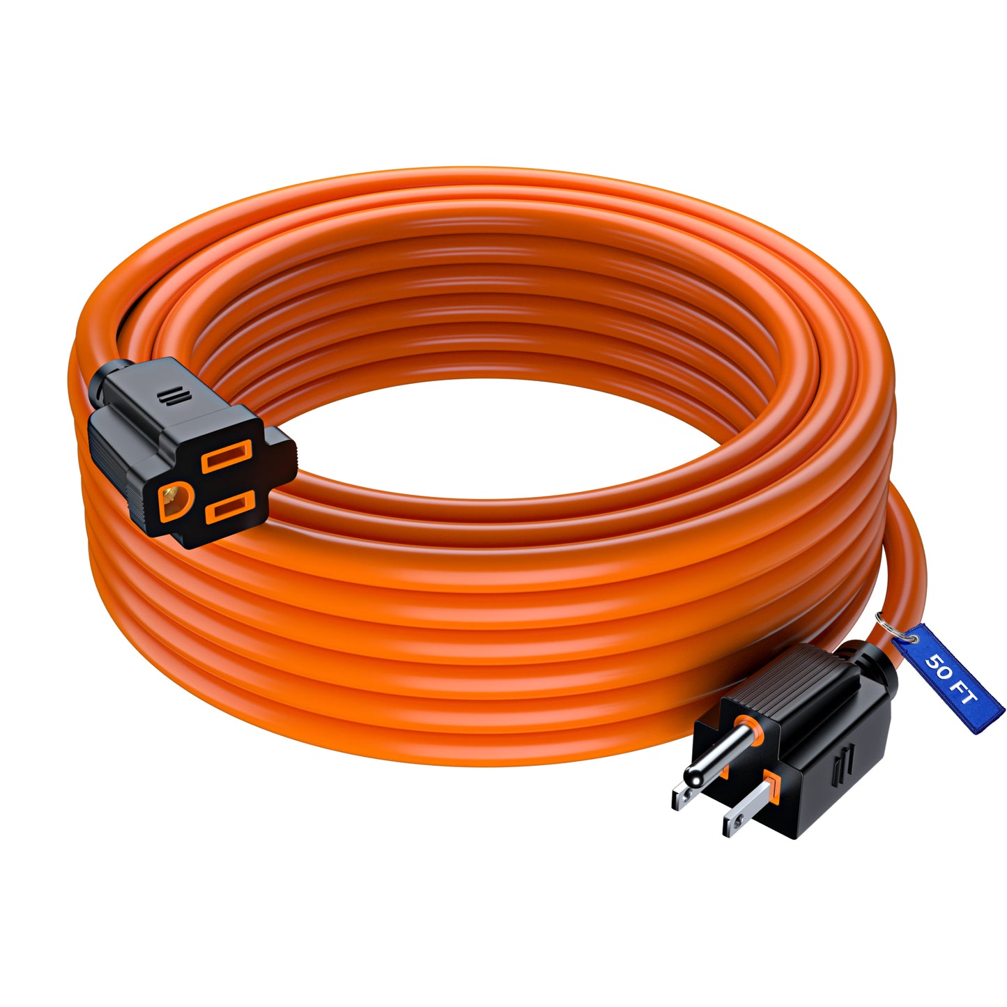 Extension Cord Power Cords Indoor 16 Gauge Wire Heavy Duty ETL Listed