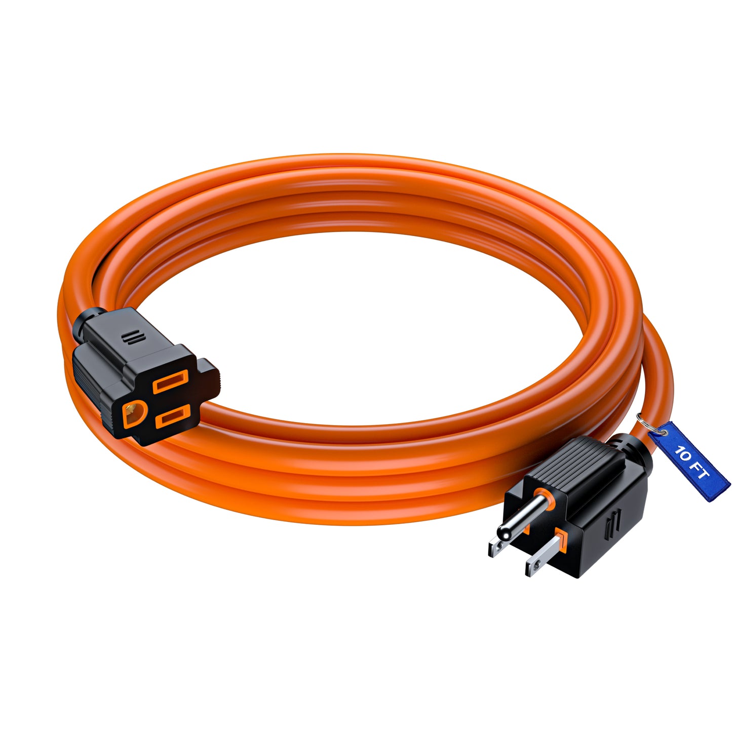 Extension Cord Power Cords Indoor 16 Gauge Wire Heavy Duty ETL Listed