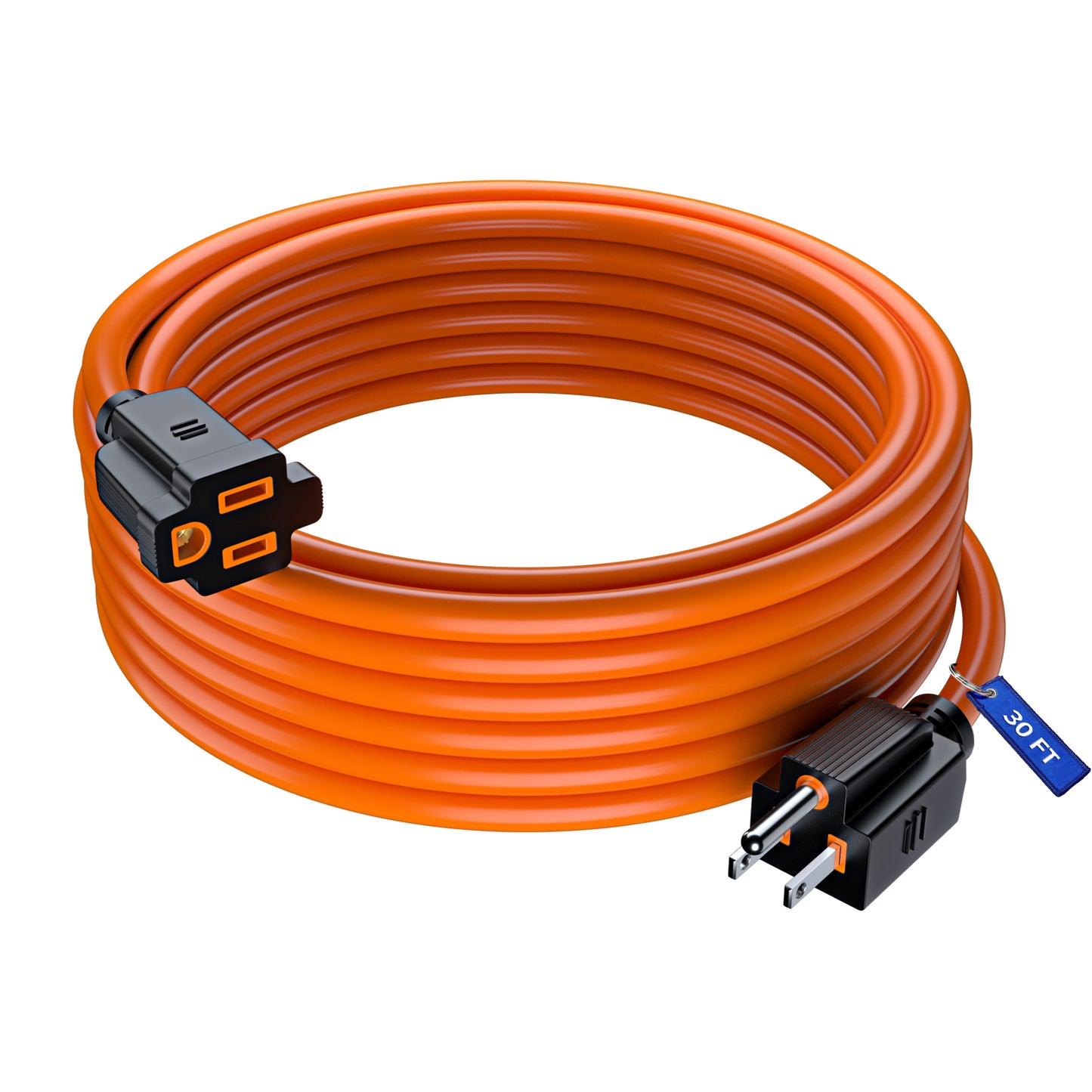 Extension Cord Power Cords Indoor 16 Gauge Wire Heavy Duty ETL Listed