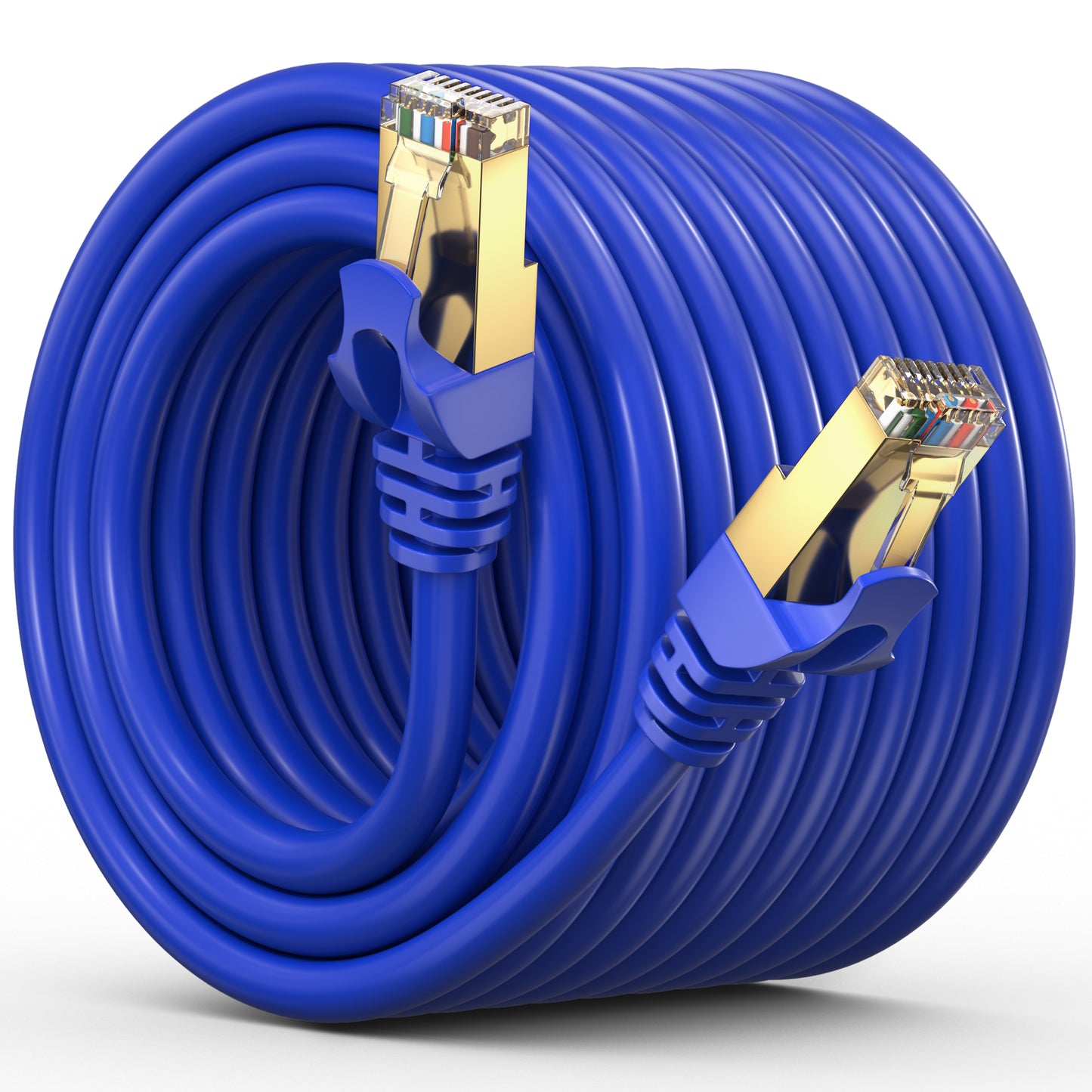 Cat 7 Ethernet Cable High-Speed Cat7 Internet & Network LAN Patch Cables, RJ45 Connectors