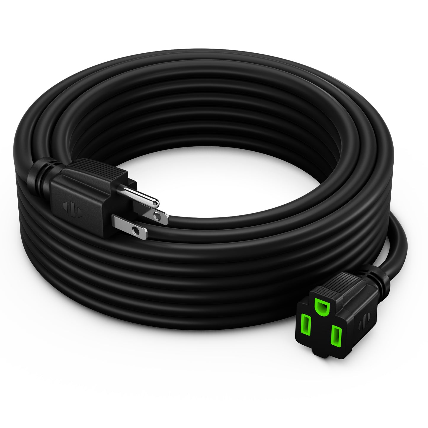 Extension Cord Power Cords Indoor 16 Gauge Wire Heavy Duty ETL Listed