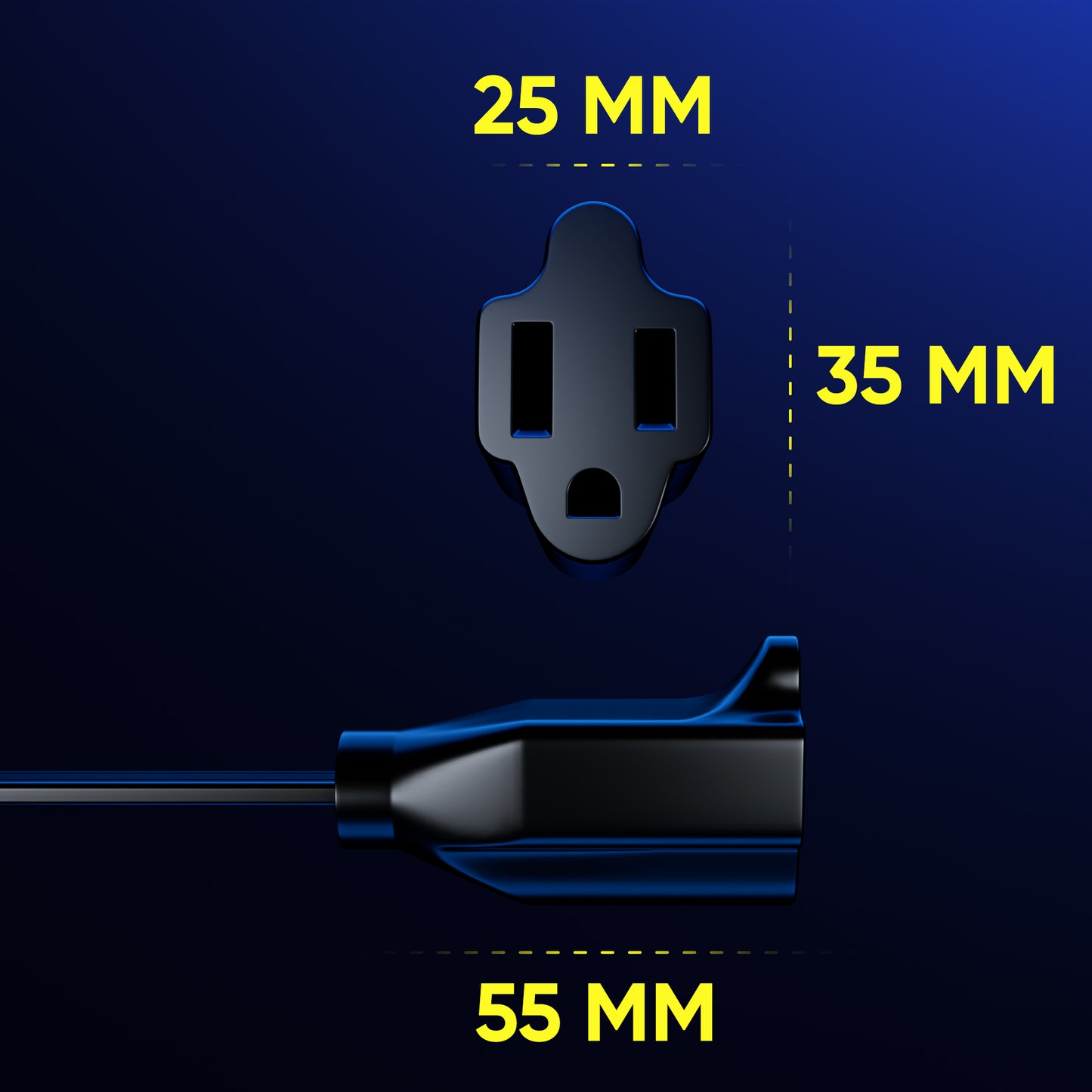 1 FT / Black, 3 FT / Black , 6 FT / Black