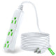 30 FT / White (Green Inserts)