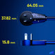 1 FT / Black, 2 FT / Black, 3 FT / Black, 6 FT / Black, 10 FT / Black, 15 FT / Black, 25 FT / Black, 30 FT / Black, 50 FT / Black