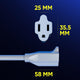 1 FT / White, 2 FT / White, 3 FT / White, 6 FT / White, 10 FT / White, 15 FT / White, 25 FT / White, 30 FT / White, 50 FT / White