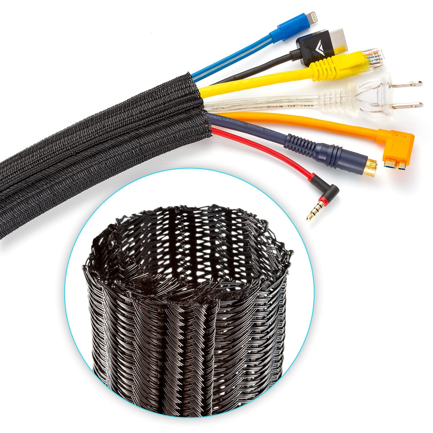 1 in. / Black / 30 FT