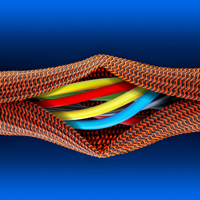 Black Orange / 6 FT / 0.5 in., Black Orange / 6 FT / 1 in., Black Orange / 10 FT / 0.5 in., Black Orange / 10 FT / 1 in., Black Orange / 25 FT / 0.5 in., Black Orange / 25 FT / 1 in.