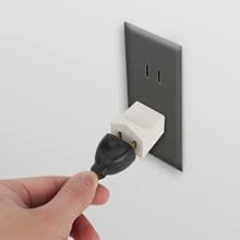 Maximm 2 Prong to 3 Prong Adapter, Ground Lifter Plug and Outlet Converter Turns Any 2 Prong Outlet Into a 3 Prong Outlet, ETL Listed