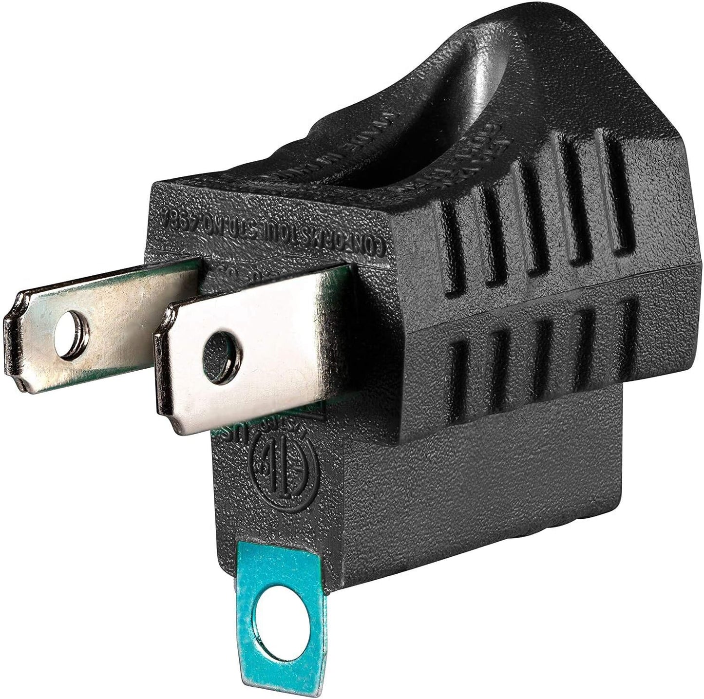 Maximm 2 Prong to 3 Prong Outlet Adapter, Polarized Grounding Converter ETL Two Prong to Three prongs Outlets ETL Listed