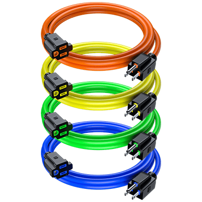 Single Outlet with Lighted End 16AWG