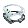 3-Outlet Flat Wire with Loop