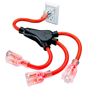 Lighted Cords, Splitters