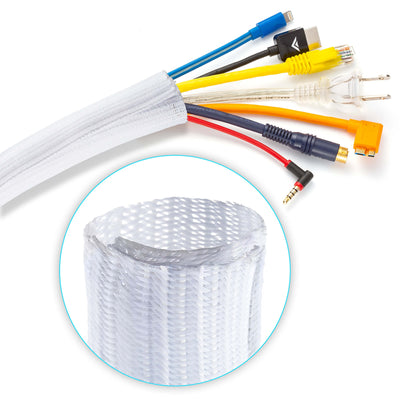 White Cable Sleeves