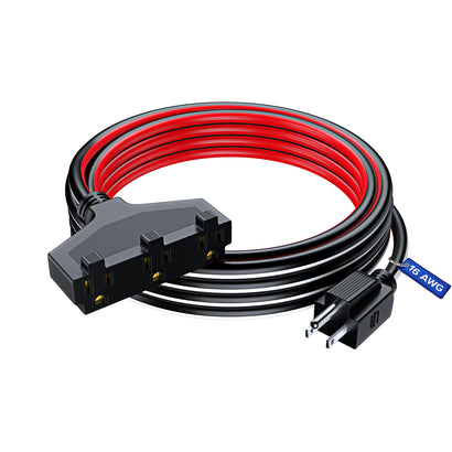 3-Outlet Extension Cord 16 Gauge