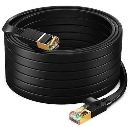 Maximm Cat8 Flat Ethernet Cable, High Speed LAN Internet Network