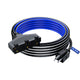 Extension Cord with 3 Outlets, 14 Gauge Indoor/Outdoor (3 Tone)