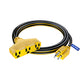 Extension Cord with 3 Outlets, 16 Gauge Indoor/Outdoor (2 Tone)