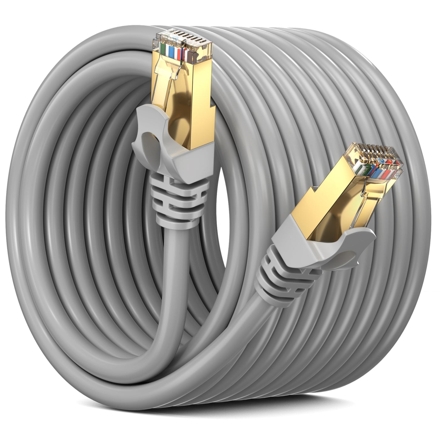 Cat 7 Ethernet Cable High-Speed Cat7 Internet & Network LAN Patch Cables, RJ45 Connectors