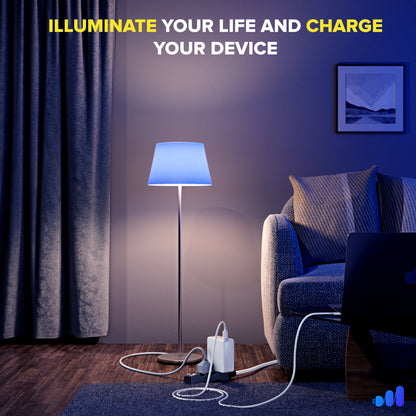 Maximm Extension Cord with Multiple Outlets (3 Outlets), Outlet Extender with Indoor/Outdoor SJTW Wire, Multi Plug Outlet 125V, 3 Prong Extension Cord, ETL Listed