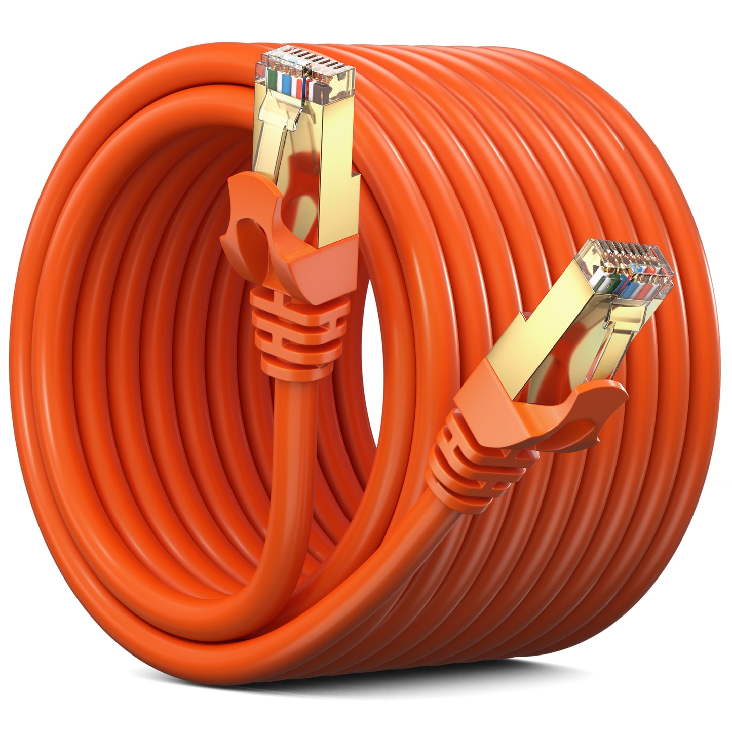 Cat 7 Ethernet Cable High-Speed Cat7 Internet & Network LAN Patch Cables, RJ45 Connectors