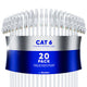 20-Pack - Long Length - Cat6 Ethernet Cable CCA