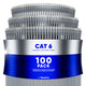 100-Pack - Cat 6 Ethernet Cable CCA