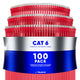 100-Pack - Cat 6 Ethernet Cable CCA