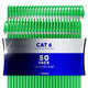 50-Pack - Long Length - Cat6 Ethernet Cable CCA - Green / 200FT