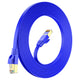 Maximm Cable Cat7 Flat Ethernet Cable, 10 Gbps, 600 MHz, Shielded RJ45 Gold Connectors Ultra-Thin Flexible Design for Home & Office Networking