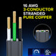 Black / 1 FT, Black / 3 FT, Black / 6 FT, Black / 10 FT, Black / 15 FT, Black / 25 FT, Black / 50 FT