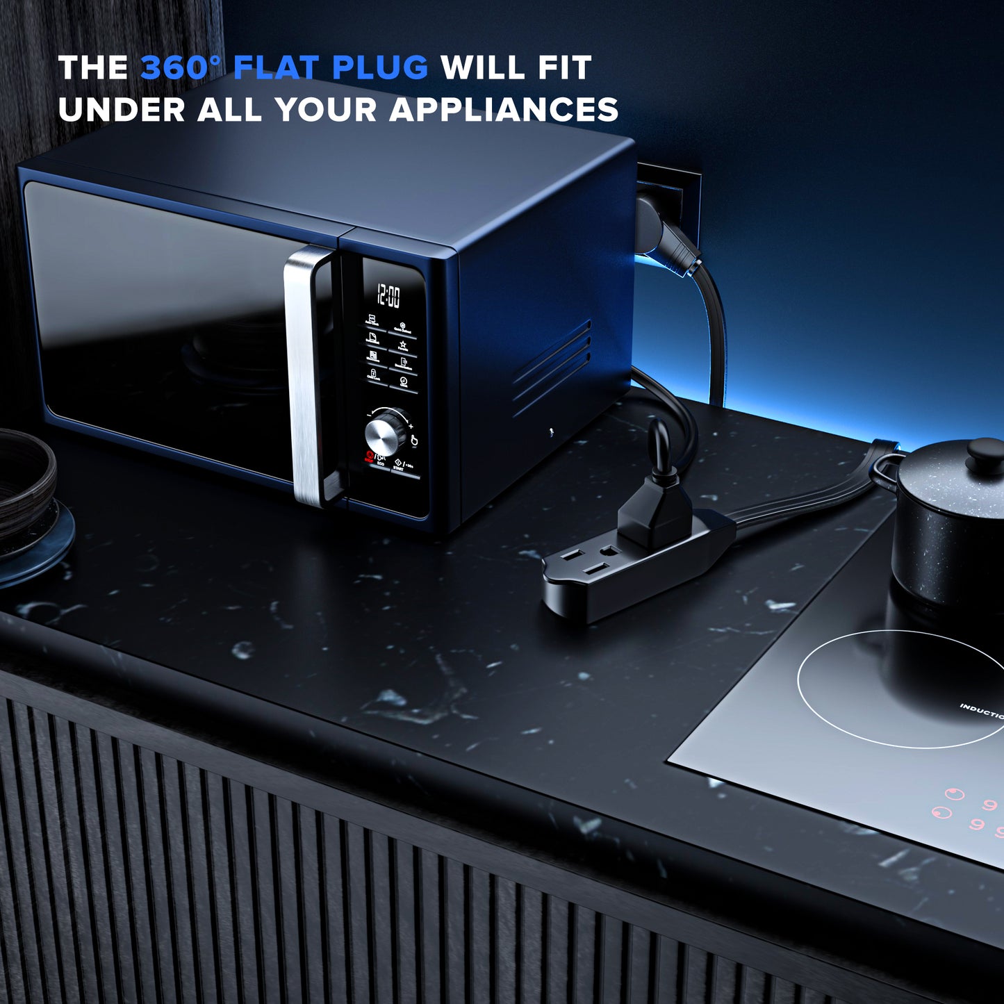 Black / 1 FT, Black / 3 FT, Black / 6 FT, Black / 10 FT, Black / 15 FT, Black / 25 FT, Black / 50 FT