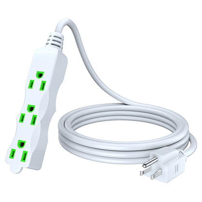 Maximm Extension Cord with Multiple Outlets (3 Outlets), Outlet Extender with Indoor/Outdoor SJTW Wire, Multi Plug Outlet 125V, 3 Prong Extension Cord, ETL Listed