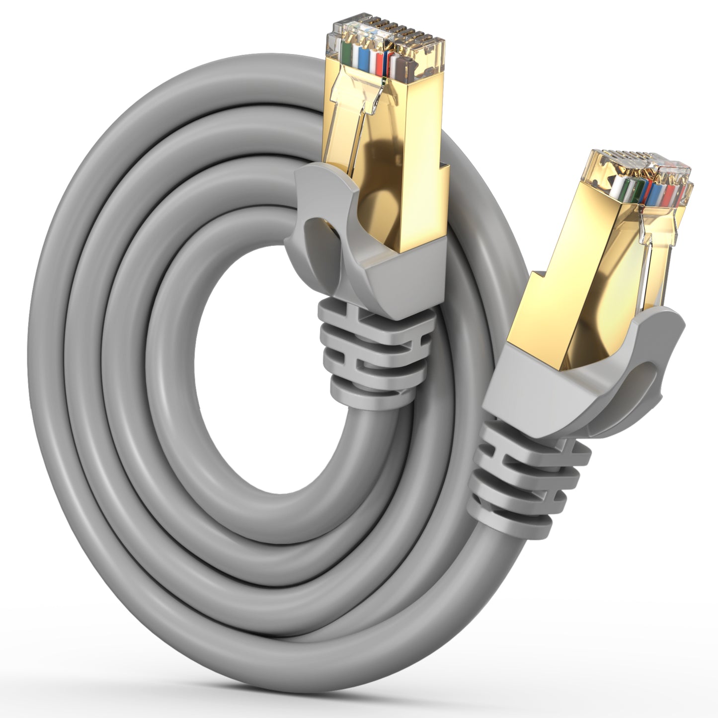 Cat 7 Ethernet Cable High-Speed Cat7 Internet & Network LAN Patch Cables, RJ45 Connectors