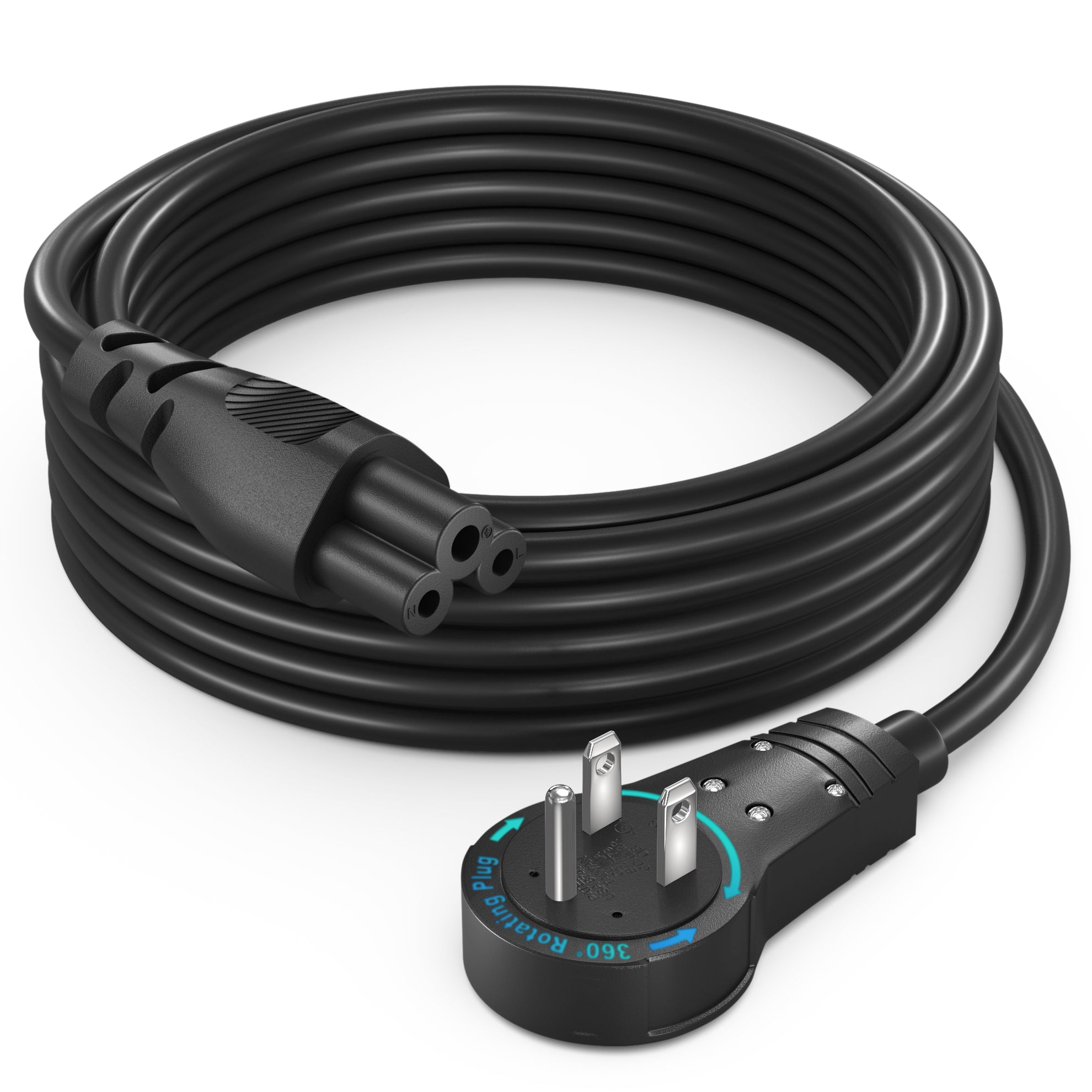 3-Prong Laptop Power Cord