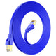 Maximm Cable Cat7 Flat Ethernet Cable, 10 Gbps, 600 MHz, Shielded RJ45 Gold Connectors Ultra-Thin Flexible Design for Home & Office Networking