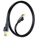 Maximm Cable Cat7 Flat Ethernet Cable, 10 Gbps, 600 MHz, Shielded RJ45 Gold Connectors Ultra-Thin Flexible Design for Home & Office Networking