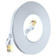 Maximm Cable Cat7 Flat Ethernet Cable, 10 Gbps, 600 MHz, Shielded RJ45 Gold Connectors Ultra-Thin Flexible Design for Home & Office Networking